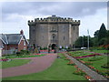 Carlisle Park - looking towards Morpeth Court