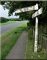 Signpost on Hickling Lane