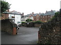 Car park behind  the Gascony Hotel