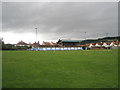 The pitch at Minehead Football Club