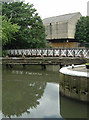 Footbridge over the weir