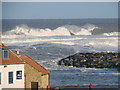 A windy day at Staithes