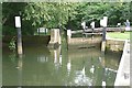 River Wey stop lock