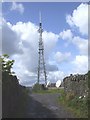 Radio mast and dishes, Cefnpennar