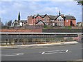 Former Abbey Gate Independent Primary School before the fire