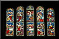 NY3239 : East window, Caldbeck church by Philip Halling