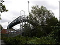 Footbridge Over the Railway Lines Near Highbury Vale