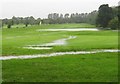 Flooded Gosforth Golf Course