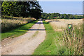 Farm Track Crossing the Itchen Way