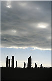 HY2913 : The standing stones at Brodgar by Walter Baxter