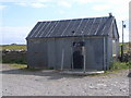 HY4945 : Miller's shop petrol pump, Surrigarth by Nick Mutton 01329 000000