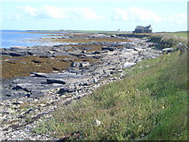 HY4448 : Looking along the coastline at Broughton by Nick Mutton 01329 000000