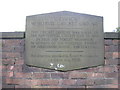 Cricket Ground Plaque