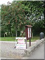 Outside Blackford Village hall