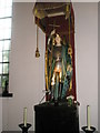 Statue of St Michael within Paulsgrove Parish Church