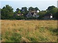 Meadow and houses, Mortimer