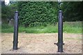 Large Toll Gate Pillars from Kilanow Cross - now housed at Colby Lodge Gardens.