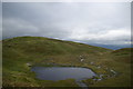 NS0594 : View SW over the lochan to Cruach an Lochain by Leslie Barrie
