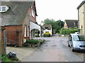 Junction of North Lyminge Lane with Canterbury Road