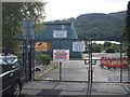 Disused(?) gate to Burberry works, Ynyswen