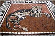 J3279 : 'Castle Cat' mosaic, Belfast Castle by Rossographer