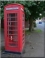 Telephone box along The Sands