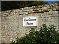 Sign for Hoo Corner Farm