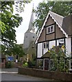 The Old Forge and Mary Magdalene church