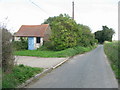 Napchester Road as it passes Little Napchester Farm