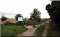 Gateway to St Peter on the Wall, Bradwell juxta Mare, Essex