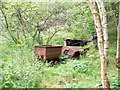 Mining wagons at the south end of the Miniature Railway