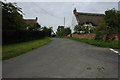 Thatched cottages in Birlingham