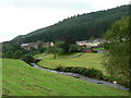 River and forestry at Nant-y-moel.