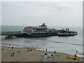 SZ0890 : Bournemouth Pier with PS Waverley moored alongside by Keith Edkins