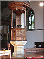 TQ3368 : Pulpit of Holy Innocents church by Stephen Craven