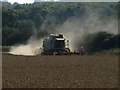 Harvesting the crops