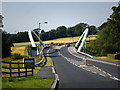 NU2311 : New bridge over River Aln at Lesbury by Chris Gunns