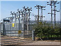 Electricity substation by the B1066 just north of Boxted