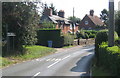 B1066 entering Boxted from the north