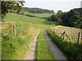 Farm track to Wall