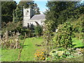 Winterborne Stickland: church over garden