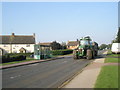 Tractor heading into B4031 on the B4031