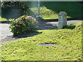 Winterborne Whitechurch: milestone on Dorchester Hill