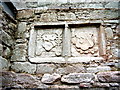 Armorial sculptings in St Mary