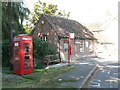 Winterborne Whitechurch: telephone box