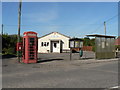 Winterborne Kingston: postbox № DT11 90 and phone