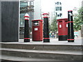 Postboxes near Fenchurch Street Station