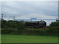 BR Britannia class 70013 Oliver Cromwell On the approach to Norwich