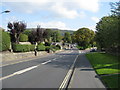 Baslow - View down Cock Hill near the Cavendish Hotel