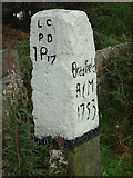 SK2694 : Bradfield Marker Stone - Handsome Cross by Alan Murray-Rust